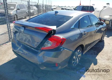 2018 Honda Civic Ex from USA, damaged, VIN 19XFC2F74JE014512